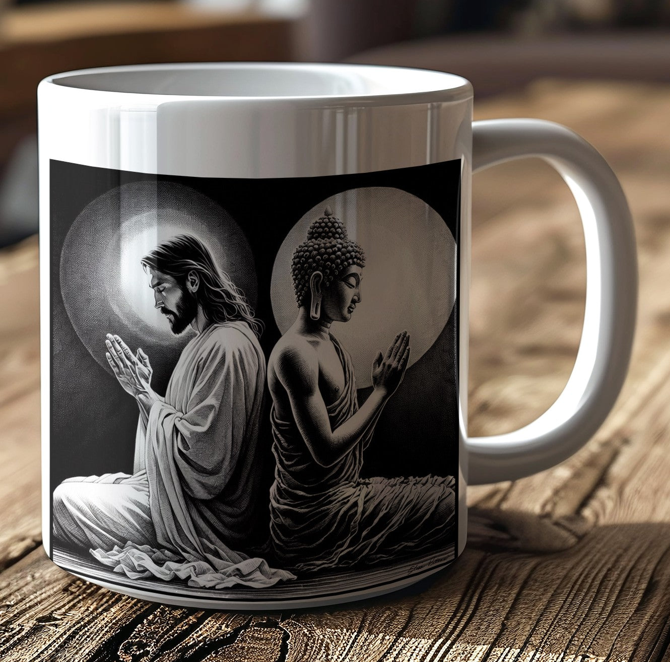 Jesus and Buddha JC008