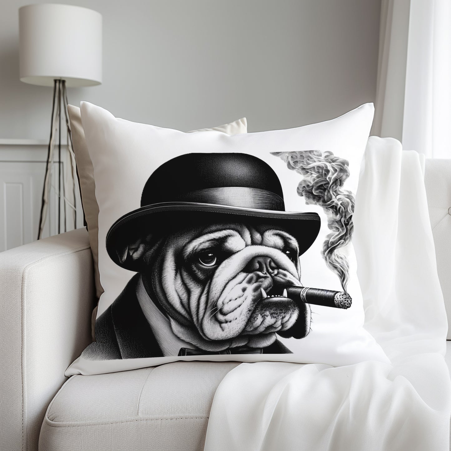 English Bulldog with Derby Hat BD005