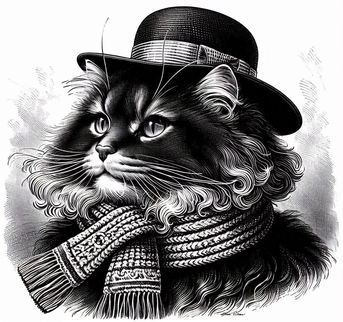 Cat with Hat CT001