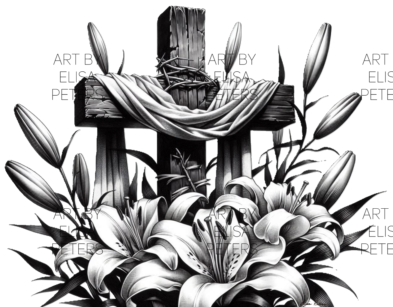 Easter Cross ERR002