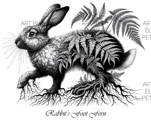 Rabbit's Foot Fern FAN002