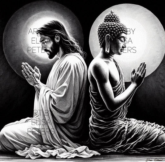 Jesus and Buddha JC008