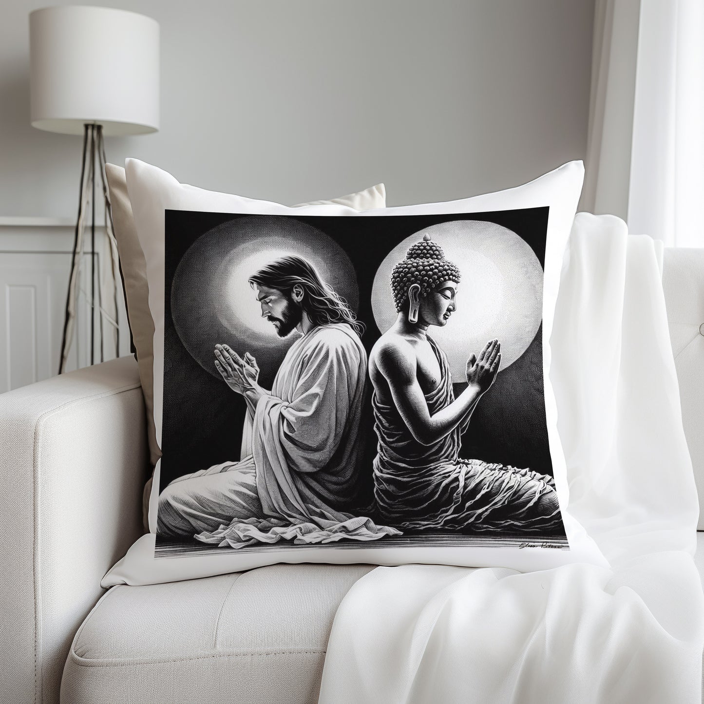 Jesus and Buddha JC008